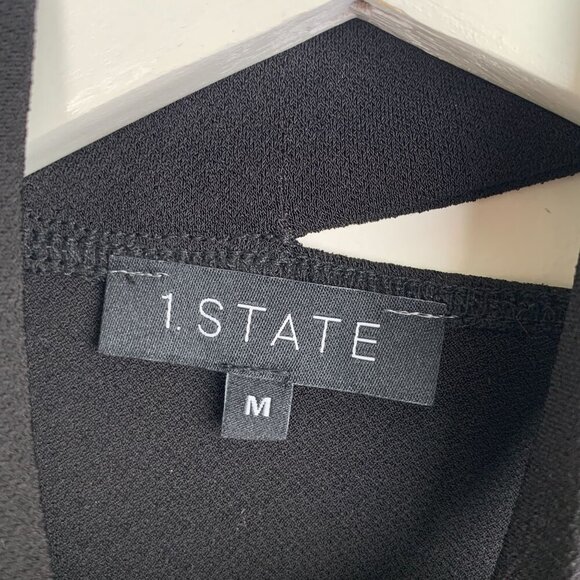 NWT 1.STATE One Shoulder Knit Top Size M - Picture 11 of 15